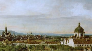 Bernardo Bellotto, Il Canaletto View Of Vienna From The Belvedere Copia Copia