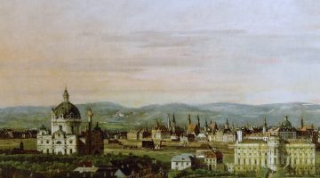 Bernardo Bellotto, Il Canaletto View Of Vienna From The Belvedere Copia